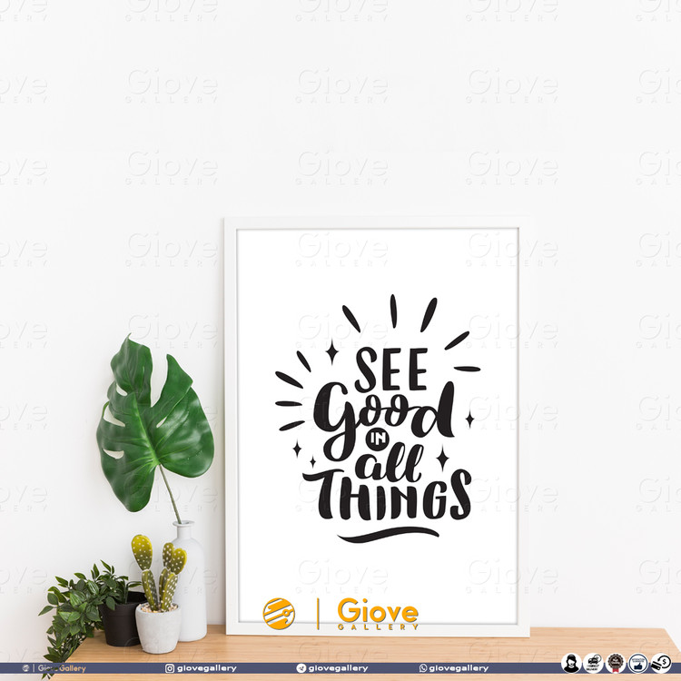 تابلو مینیمال See Good in All Things - کد Giove_Frame_SGALT01AA