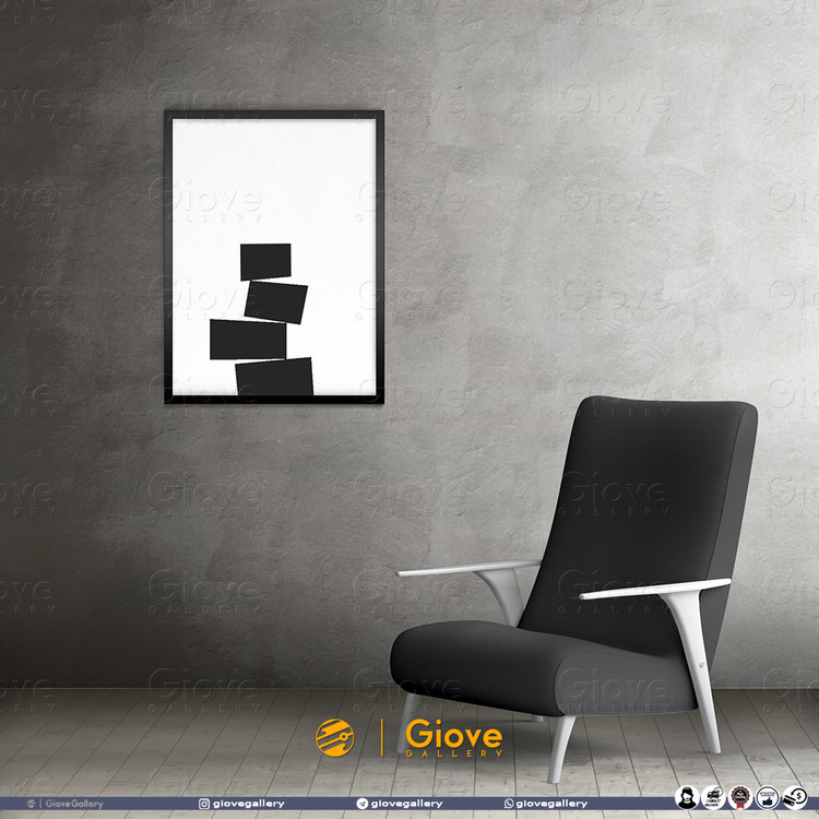 تابلو مینیمال Feng Shui - کد Giove_Frame_FS01AA